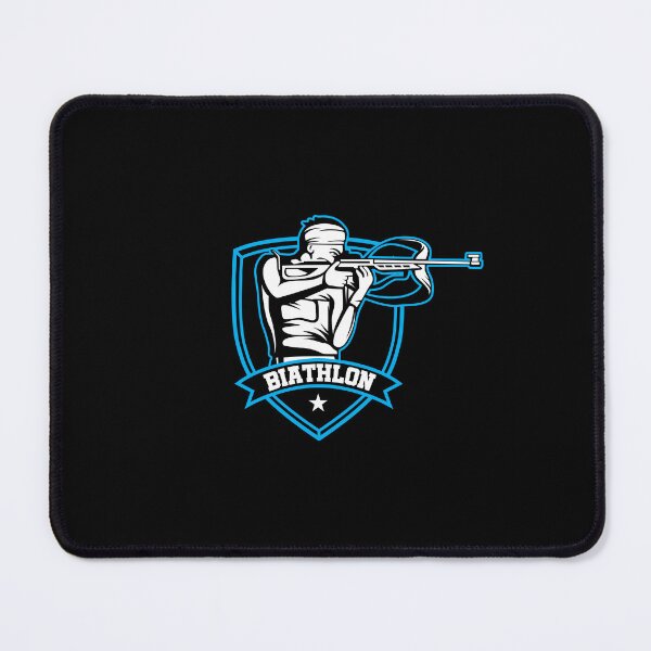 Item preview, Biathlon Skiing Riffle Shooting Emblem Holiday Gift designed and sold by haselshirt.