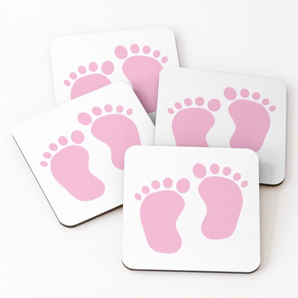 Item preview, Baby girl  Footprint pink designed and sold by Ashlison.