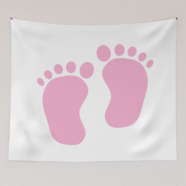 Item preview, Baby girl  Footprint pink designed and sold by Ashlison.