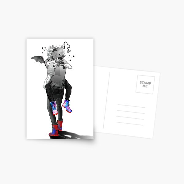 Promptis: Carnival Kisses Postcard