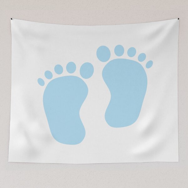 Item preview, Baby boy  Footprint blue designed and sold by Ashlison.