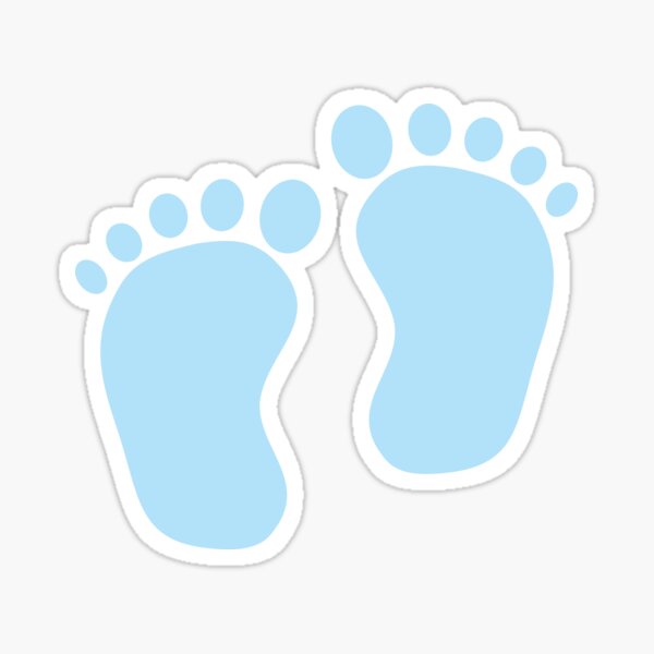 Item preview, Baby boy  Footprint blue designed and sold by Ashlison.