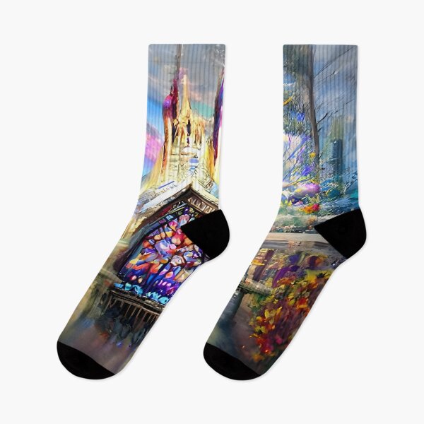 Artikelvorschau, Buntglas-Kathedrale entworfen und verkauft von MothFluffStore.