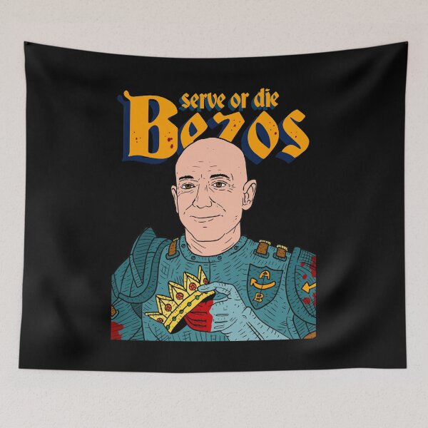Item preview, Music Vintage Retro Serve King Jeff Bezos Amazon Funny Graphic Gift designed and sold by Pykeloknight535.