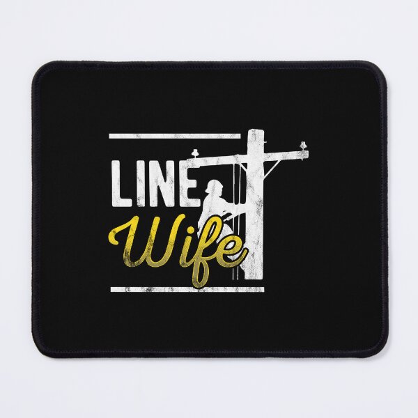 Item preview, Line Wife Lineman Line Worker Line Tech Gift Idea designed and sold by haselshirt.