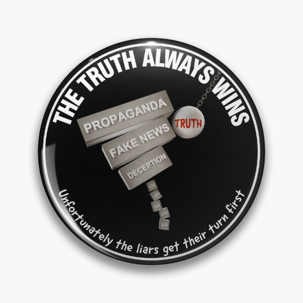 Item preview, Truth always wins, unfortunately the liars get their turn first. A ball of Truth knocking bricks propaganda, fake news and deception off blocks of lies designed and sold by Hollyharry.