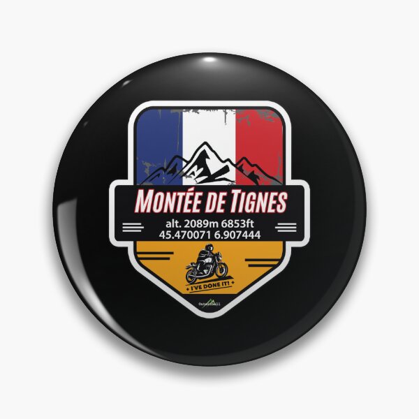 Item preview, Montee De Tignes Motorcycle T-Shirt And Sticker Ive Done It Sticker designed and sold by ximenagene.