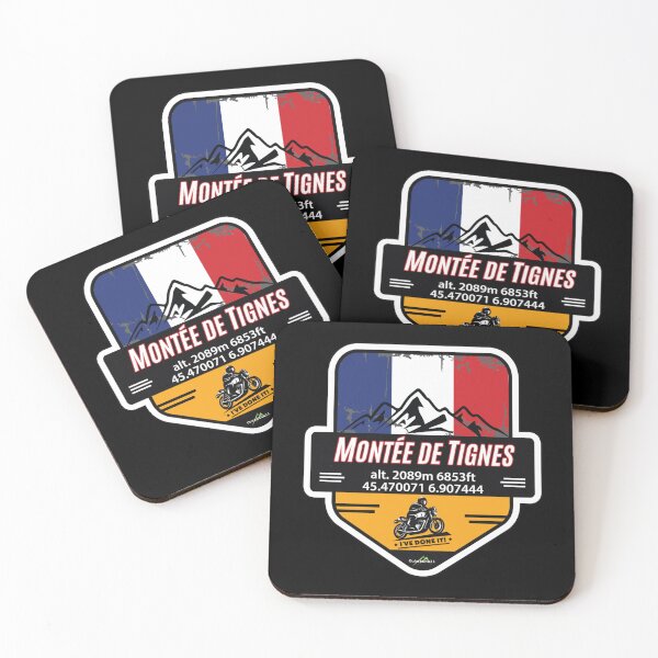 Item preview, Montee De Tignes Motorcycle T-Shirt And Sticker Ive Done It Sticker designed and sold by ximenagene.