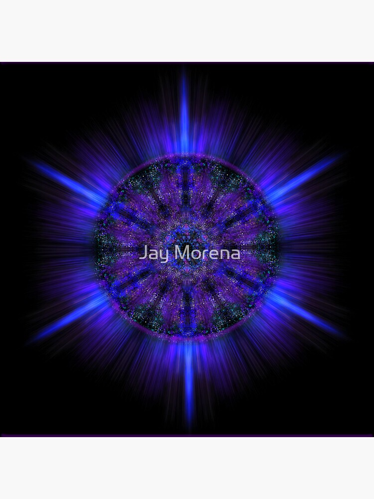 Thumbnail 3 of 3, Sticker, Mandala for Protection designed and sold by jaymorena.