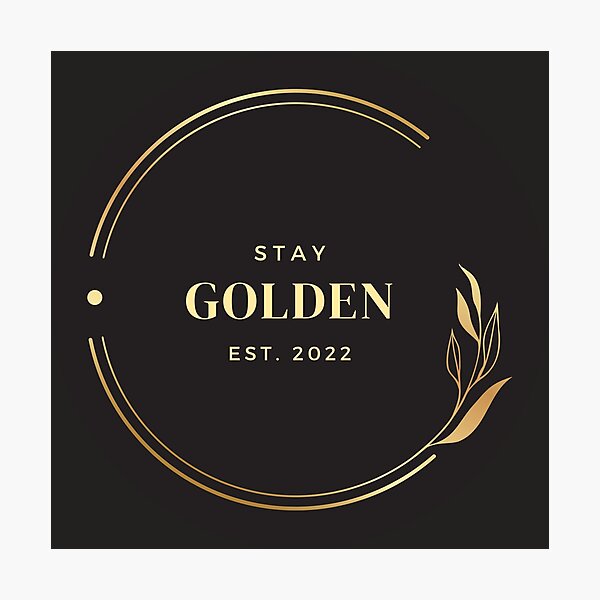Artikelvorschau, Bleib golden entworfen und verkauft von Sydie Studio.