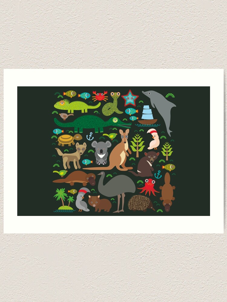 "Funny australian animals Echidna Platypus ostrich Emu Tasmanian devil ...