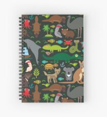 Cuaderno de espiral Divertidos animales australianos