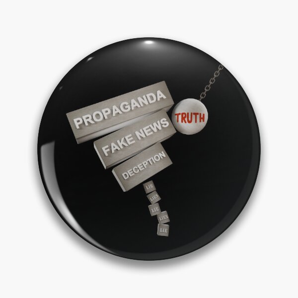 Item preview, Truth wins destroying bricks propaganda, fake news and deception off lies, war propaganda, political propaganda    designed and sold by Hollyharry.