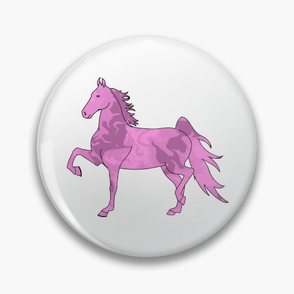 Item preview, Swirly Saddlebred Trotting Horse Light Pink designed and sold by theaadesigns.