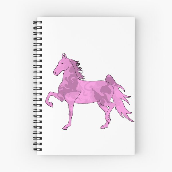 Item preview, Swirly Saddlebred Trotting Horse Light Pink designed and sold by theaadesigns.
