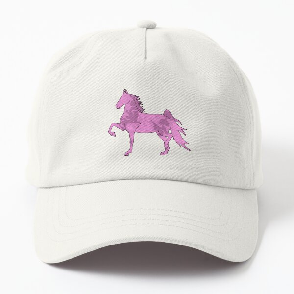 Aperçu de l'œuvre Swirly Saddlebred Trotteur Rose Clair créée et vendue par theaadesigns.