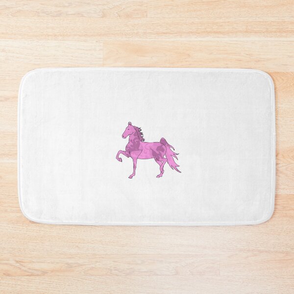 Item preview, Swirly Saddlebred Trotting Horse Light Pink designed and sold by theaadesigns.