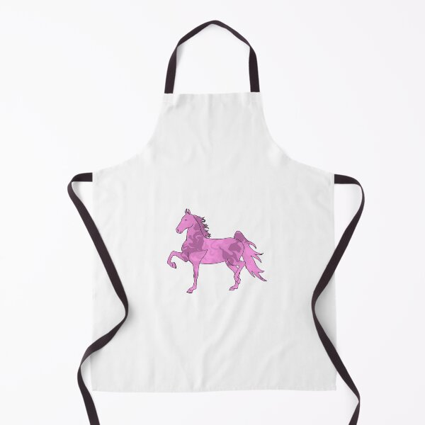 Item preview, Swirly Saddlebred Trotting Horse Light Pink designed and sold by theaadesigns.