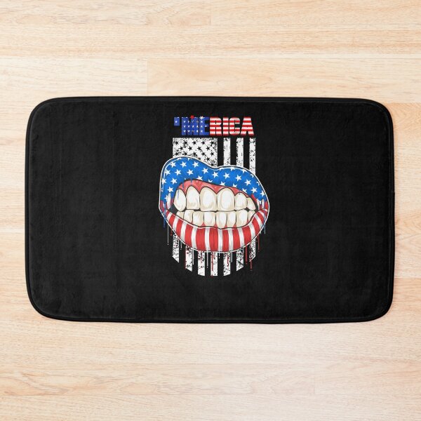 Item preview, America Lips Flag 4th of July independence day vintage us flag patriotic designed and sold by Unknown91.