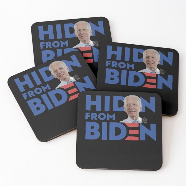 Item preview, Hidin-from-Biden-Campaign-Parody-Shirt designed and sold by AdlerMathias.