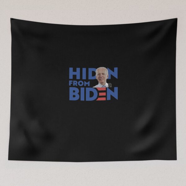 Item preview, Hidin-from-Biden-Campaign-Parody-Shirt designed and sold by AdlerMathias.