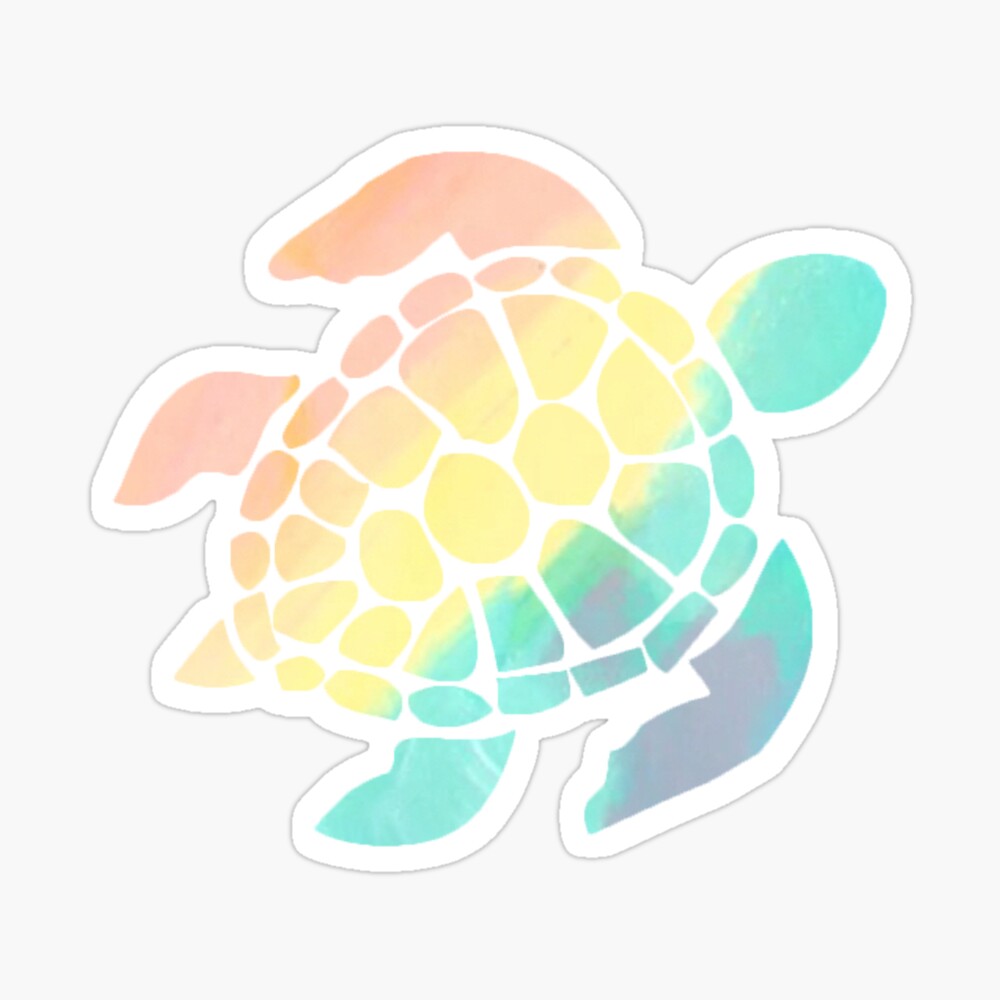 Pride Rainbow Sea Turtle Art Board Print for Sale by