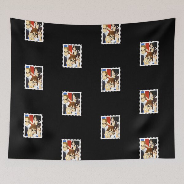 Item preview, K-Girls British Collector Stamp (on Black) designed and sold by epinkb.