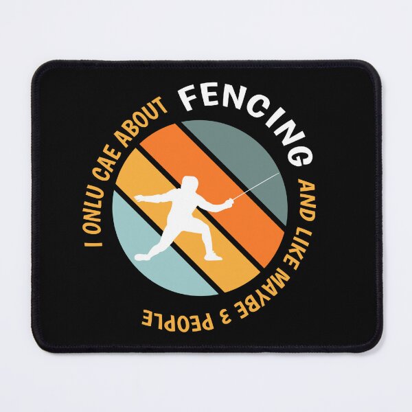 Item preview, Funny Fencing Lovers - I Only Care About Fencing design designed and sold by Merchking1.