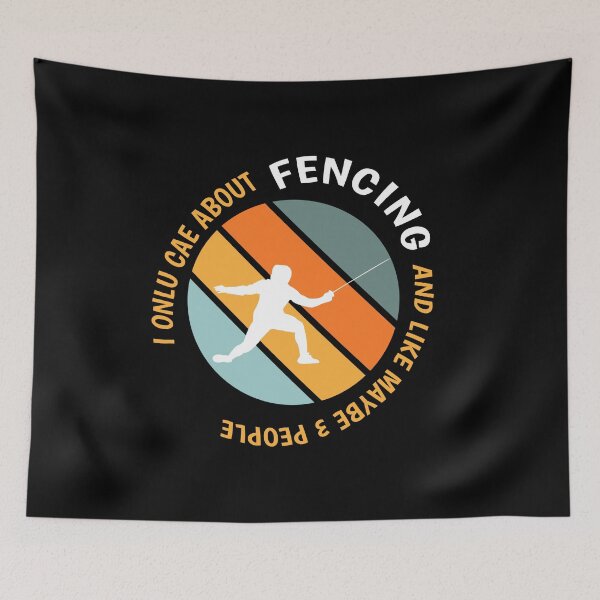 Item preview, Funny Fencing Lovers - I Only Care About Fencing design designed and sold by Merchking1.