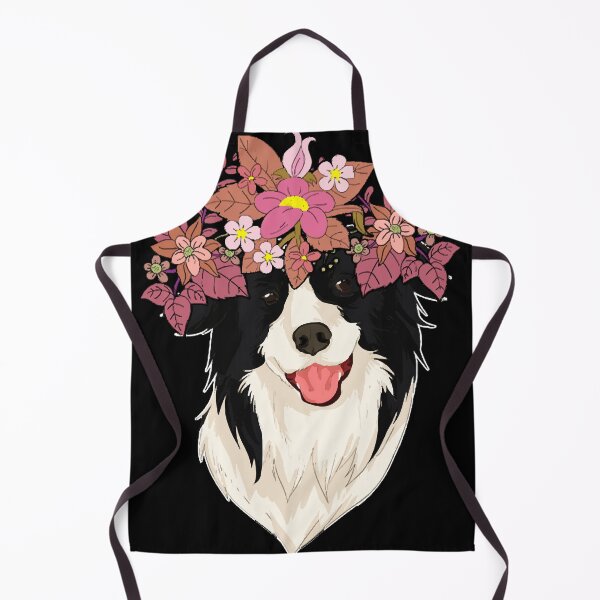 Item preview, Flower Crown Dog Lover Pet Botanical Border Collie designed and sold by MaryCrespin.