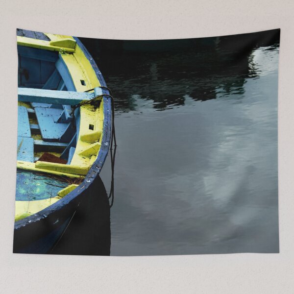 Item preview, Colorful row boat on a water designed and sold by Michaelerch.