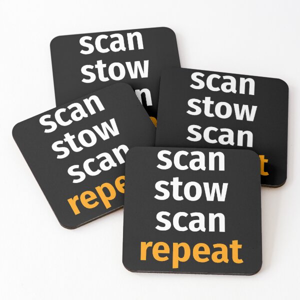 Item preview, Men Women Team Needed Gifts Scan Stow Scan Repeat Cute Graphic Gift designed and sold by Pykeloknight535.