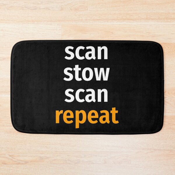 Item preview, Men Women Team Needed Gifts Scan Stow Scan Repeat Cute Graphic Gift designed and sold by Pykeloknight535.