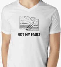 Not My Fault Men's V-Neck T-Shirt
