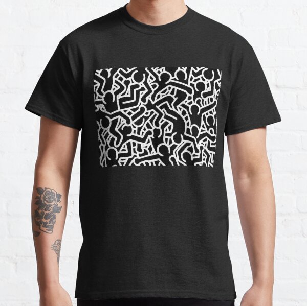 dessin noir et blanc T-shirt classique