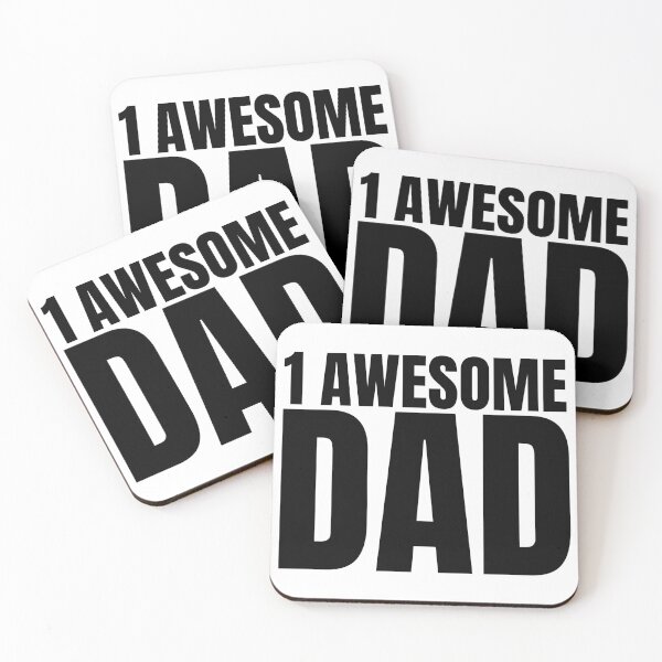 Item preview, 1 Awesome Dad. Funny Dad Life Quote. designed and sold by That Cheeky Tee.