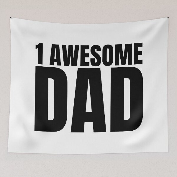 Item preview, 1 Awesome Dad. Funny Dad Life Quote. designed and sold by That Cheeky Tee.