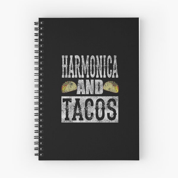 Item preview, Harmonica and Tacos Funny Taco Band Distressed designed and sold by Tee Kaboom!.