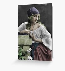 Gypsy Girl Greeting Card