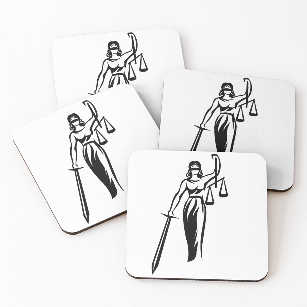 Item preview, Coasters (Set of 4) designed and sold by BookwormSticker.