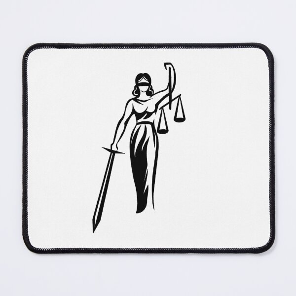 Item preview, Lady Justice designed and sold by BookwormSticker.