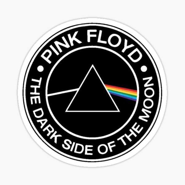 Pink Floyd Vinyl Decal Sticker Blk/Wht/Red Rock Band Logo Fenêtre Guitare LP 