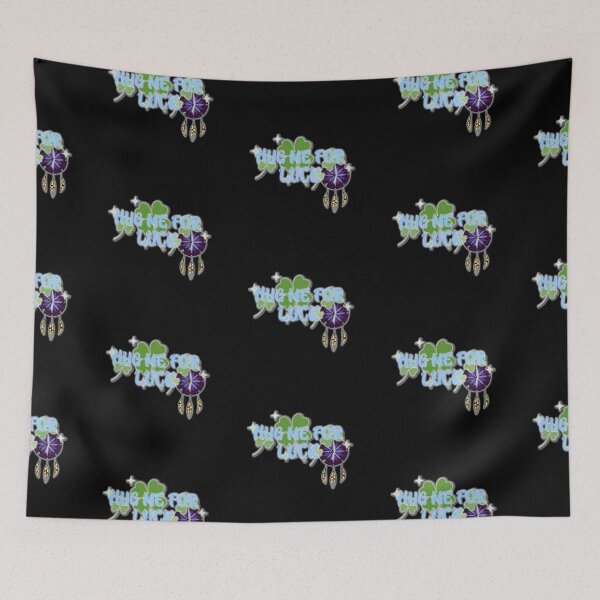 Item preview, Hug me for Luck with dreamcatcher and clovers designed and sold by Marwad Haveli.