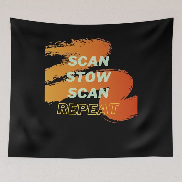 Item preview, More Then Awesome Scan Stow Scan Repeat Cashier Cool Graphic Gifts designed and sold by Pykeloknight535.