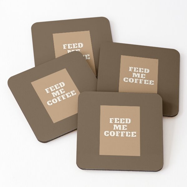Item preview, Feed me Coffee please designed and sold by ArtistRebeccaLS.
