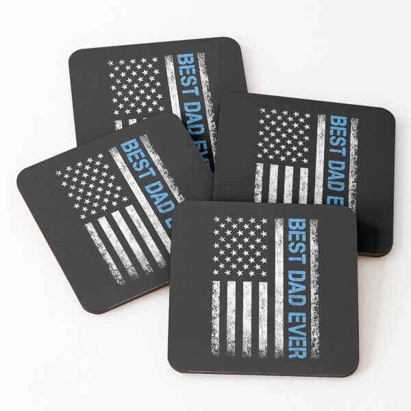 Artikelvorschau, Father's day Best dad ever with US american flag T-Shirt entworfen und verkauft von Klaus-Gilbert.