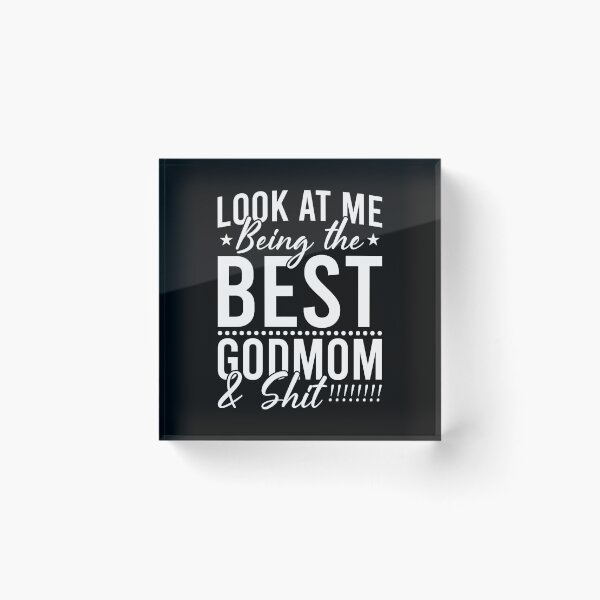 Item preview, Mírame siendo la mejor camiseta de Godmom And Shit, camiseta de cumpleaños de Godmom, camiseta de God Mother, de God Child, propuesta de God Mother, regalo de God Mom designed and sold by aymob.