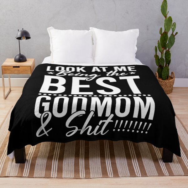 Item preview, Look At Me Being The Best Godmom And Shit Shirt, Godmom Birthday Shirt, God Mother Shirt, From God Child, God Mother Proposal, God Mom Gift designed and sold by aymob.