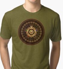 Gathering the Five Fractal Colors of Magic Tri-blend T-Shirt