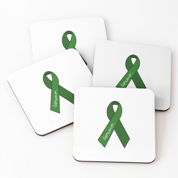 Item preview, Depression Awareness Ribbon  designed and sold by jenmishalecki.